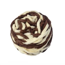 1卷多色冰棒色毛线,柔软粗线,适合DIY钩编,可用于制作手工毯子、围巾、帽子、靠垫或其他家居装饰品。 - 彩色 - 查看 19