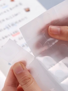 Transparent Double-Sided Adhesive Paste, Removable Sticky Paste, Sticky Paste Stickers For Wall Hanging, Crafts, Balloons, And Posters - Clear - View 12