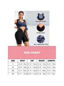 Women's Sauna Clothing, Weight Loss Sauna Shirt, Sweat Vest Girdle, Girdle Belly Reduction Exercise, 3 In 1 Body Shaping Full Body Contouring Exercise Top
