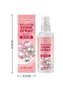 DOWMOO Agent éclaircissant pour ballons, agent antioxydant pour décoration de latex, agent protecteur éclaircissant pour mariage, agent de polissage pour célébration, finition mate anti-buée verrouillant la couleur jusqu'à un fini miroir, mise à niveau instantanée d'un lieu de fête haut de gamme