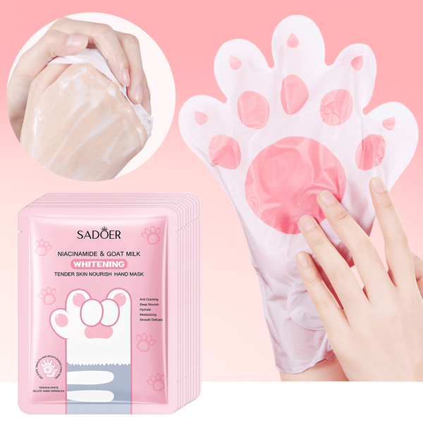 1/3/5/10 Pares de Mascarilla Hidratante para Manos con Diseño de Pata de Gato, Guantes Hidratantes y Humectantes, Atenúan Líneas Finas, Hidratan y Exfolian, Nutren la Piel, Cada Centímetro de la Piel Merece Cuidado de Manos. Membrana Transpirable y Amigable con la Piel, Rica en Esencia para Hidratar Profundamente las Manos, Mejorar Manos Secas, Ásperas y Apagadas, y Atenuar Arrugas