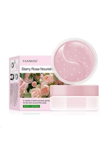 60 piezas de parches de gel para los ojos para ojeras, arrugas, bolsas y ojos hinchados, hidratantes y antienvejecimiento para disminuir las líneas finas para mujeres