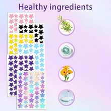 240片痘痘贴，遮盖痘痘和粉刺，痘痘贴遮盖痘痘和瑕疵，面部和皮肤斑点贴纸 - 彩色 - 查看 5