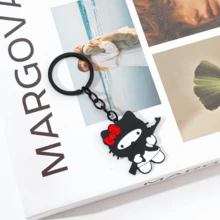 1 件/2 件 Sanrio 创意 Kitty 娃娃手机链装饰钥匙扣可爱娃娃系列圣诞礼物包袋配饰时尚个性化趣味钥匙扣汽车配饰包袋饰品学校卡通哥特 Y2k