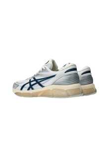 Asics Classic Comfortable Casual Fashion Contrast Color Lace-Up Sneakers - White - View 3
