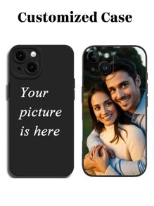 1pc Customized Photo Phone Case Personalized Image Custom Picture Soft Phone Cases Compatible With IPhone 16 15 14 13 12 11 Pro Max 14 15 16 Plus 16e SE4 Full Protective Shockproof Back Cover For Galaxy S25 S24 S23 S22 Ultra Edge Phone Accessory Festival Gifts For Couple Friends Familly Yourself Anniversary Gift, Valentine's Day Gift, Birthday Gift, Wedding Gift, Mother's Day Gift, Father's Day Gift, Best Friend Gift, Gift For Mom/Dad, Boyfriend, Girlfriend