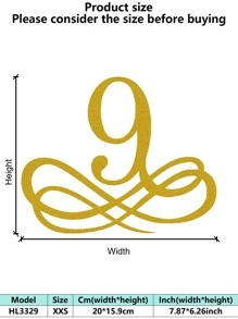 1PC Rustproof Wrought Iron Wall Art - European Vintage Baroque Golden Decorative Painting Artistic Letter Wall Mura Room Decor Bedroom Decor Home Decor Wall Decor