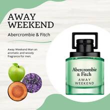 Abercrombie & Fitch Away Weekend Eau De Toilette 3.4 Oz / 100 ML Tester – Fresh & Woody Aromatic For Men - 木質芳香 - 查看 5