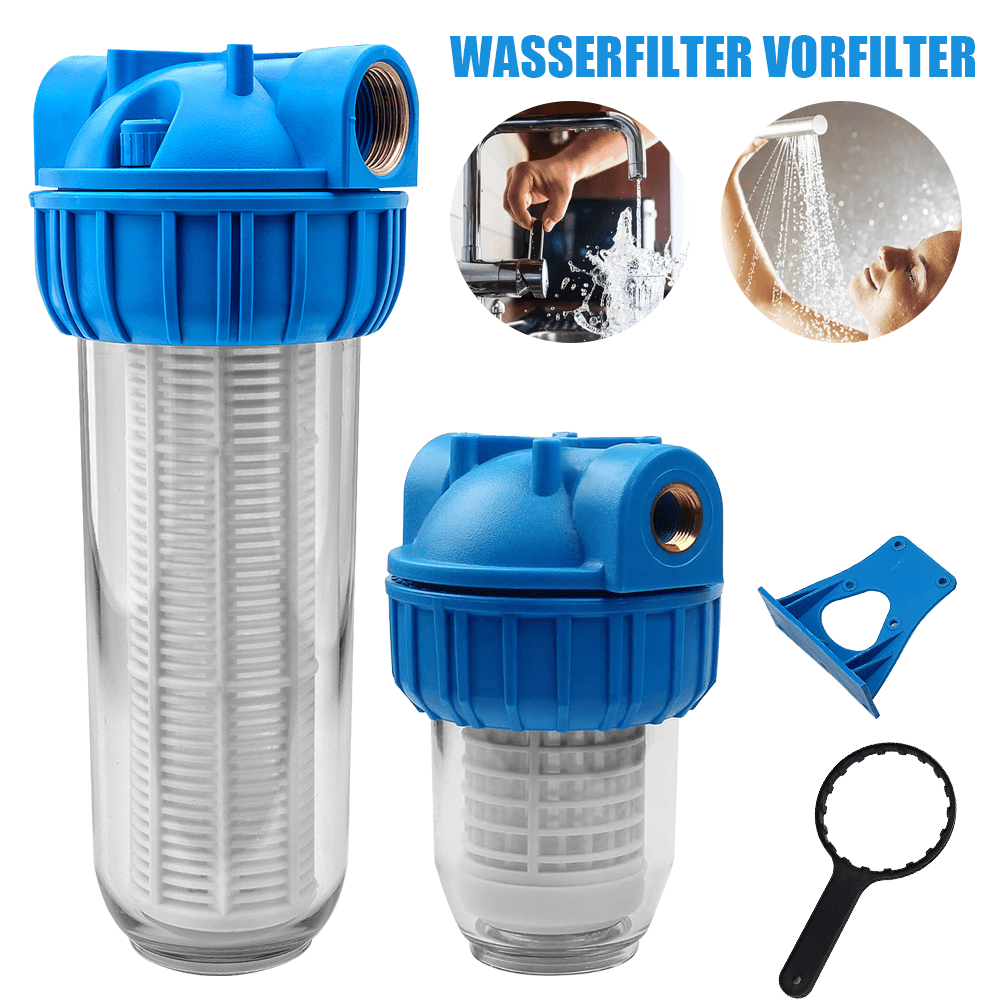 5/10 Zoll Wasserfilter Filtergehäuse Wasserfilter Vorfilter Pumpen Filter Garten