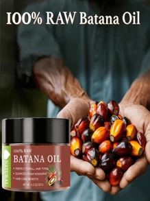 Aceite para el cabello Batana de Honduras - Tratamiento alisador y humectante para cabello seco, para hidratar el cabelludo y el cuidado del cabello, apto para todo tipo de cabello - 4.3oz/120G