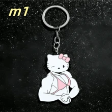 1 件/2 件 Sanrio 创意 Kitty 娃娃手机链装饰钥匙扣可爱娃娃系列圣诞礼物包袋配饰时尚个性化趣味钥匙扣汽车配饰包袋饰品学校卡通哥特 Y2k