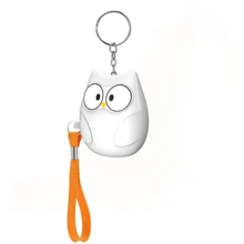 Mini alarme personnelle aigle, alarme sonore et lumineuse avec éclairage d'urgence, design compact et mignon, alarme haute puissance de 130 dB, convient pour les femmes seules, les personnes âgées vivant seules, le jogging, la randonnée