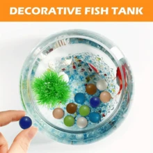 混合玻璃弹珠球，包括哑光饰面、3朵花、8朵花、芝麻点玻璃球，适用于户外活动、花盆、鱼缸、花园、游泳池、手工艺品、DIY装饰