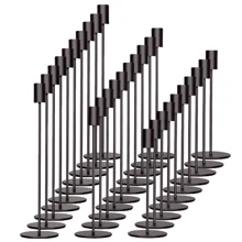 30pcs Set Metal Candle Holder, Romantic Candlelight Dinner Decor, European Style Luxury Candle Holders For Home, Wedding, Party, Holiday, Includes Candle Holders Only (No Candles Included)