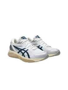 Asics Classic Comfortable Casual Fashion Contrast Color Lace-Up Sneakers - White - View 2