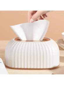 1 件豪华自动升降纸巾架，适用于桌面/餐桌/床头柜/浴室，现代简约纸巾盒分配器 - 墨綠色 - 查看 1