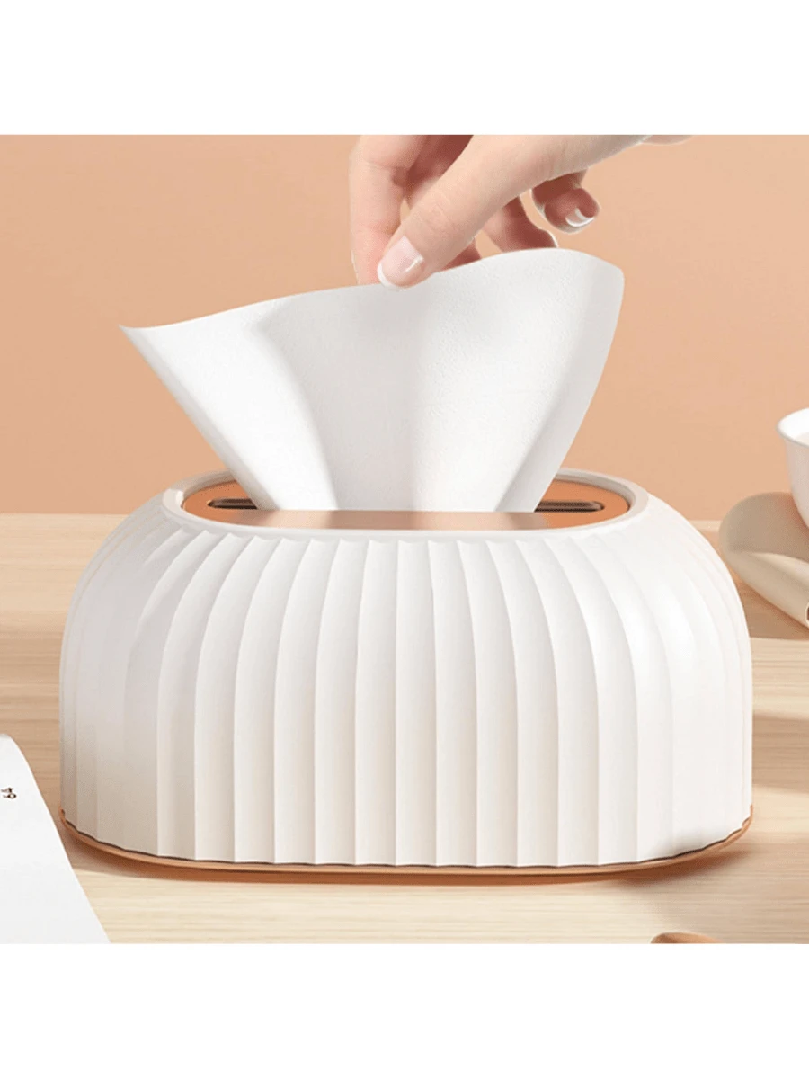 1 件豪华自动升降纸巾架，适用于桌面/餐桌/床头柜/浴室，现代简约纸巾盒分配器 - 墨綠色 - 查看 1