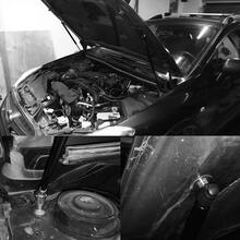 El soporte de elevación del capó delantero amortigua el pilar - Negro - Ver 8