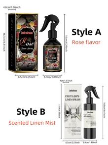 jakehoe Room Spray (Rose Scent); Rose Room Spray; Home Fragrance Spray; Air Freshener; Fragrance Linen Spray; Fragrance Spray; Air Freshening; Fabric Deodorizing; Long Lasting Fragrance; Hypoallergenic Formulation