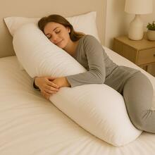 Xuxão Body Pillow With Pillowcase 100% Silicone 1.36m X 40cm - Negro - Ver 4