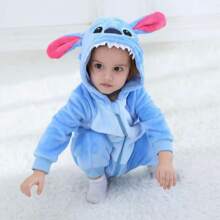 nerd hunters Pyjama Onesie Alien Bleu - Costume, Déguisement et Grenouillère pour Bébés