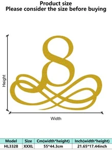 1PC Rustproof Wrought Iron Wall Art - European Vintage Baroque Golden Decorative Painting Artistic Letter Wall Mura Room Decor Bedroom Decor Home Decor Wall Decor
