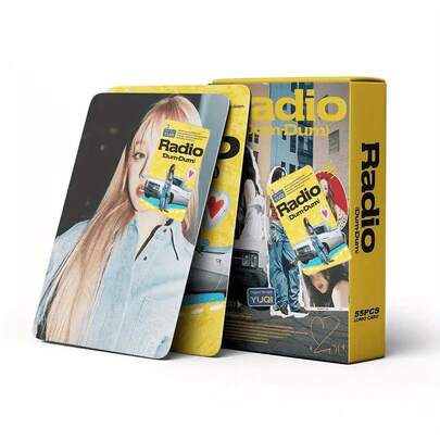 1 pieza de tarjeta Lomo hecha a mano con diseño de la emisora de radio SOLO DUM DUM