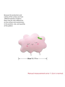 Cojín de almohada con forma de nube de dibujos animados de 35cm/13,77 pulgadas y muñeco de peluche de sol lindo de 45 cm/17,71 pulgadas, muñeca de trapo, perfecto como regalo de San Valentín, cumpleaños o Año Nuevo, adecuado para decoración de habitación infantil