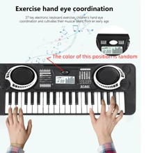 Piano digital de 37 teclas, piano musical de simulación
