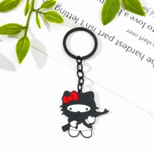 1 件/2 件 Sanrio 创意 Kitty 娃娃手机链装饰钥匙扣可爱娃娃系列圣诞礼物包袋配饰时尚个性化趣味钥匙扣汽车配饰包袋饰品学校卡通哥特 Y2k