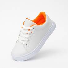 Kit 2 Pairs Of Versatile Boys' High School Sneakers For Everyday Wear With Style - 橘色 - 查看 3