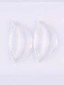 2pcs Seamless Silicone Breast Pads, Thickened And Supportive Invisible Bra Liners, Suitable For Lingerie, Perfect For Swimwear And Bra Accessories, Soft Comfortable, Ideal For Home, Outdoor, And Sportswear