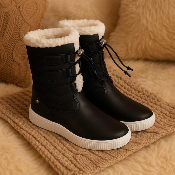 Bota Menina Infantil Feminina Coturno Pelinho Inverno Botinha Camin Calçados