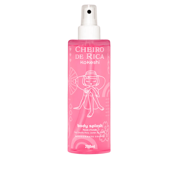 KOKESHI Body Splash Desodorante Corporal Cheiro de Rica Kokeshi 200ml