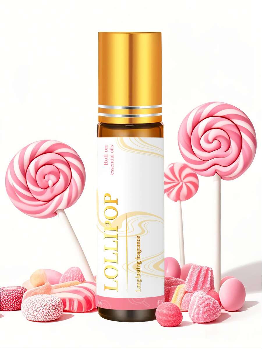 EMBRACEX. زجاجة عطر بخاخ بعطر حلوى لولي بوب 10 مل - عطر طويل الأمد، مناسب للمبخر | زيت عطري، رائحة حلوة غنية | للاستخدام اليومي والمناسبات | زيت عطري، هدية للنساء، يمكن استخدامه لصناعة الشموع، مبخر المنزل، معطر السيارة
