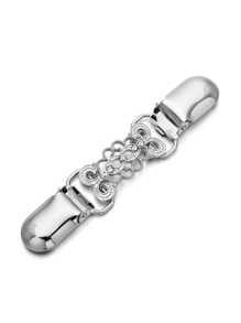 Yanxyad Clips de col de cardigan vintage, pince à la taille pour femmes, broche pour robe et chemise, motif floral argenté et doré pour châle de pull, pince à la taille pour refréner le châle, le cardigan et le col. Broche pour vêtements et cadeaux afin de resserrer la taille du pantalon