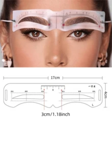 Eyebrow Shaper Template Can Be Reused For Elegant Eyebrow Makeup Tools 6PCS,Summer Style, Back To School Gift,Makeup,Cheap,Room Decor,Vanity,Travel,Bedroom,Makeup Accessories,Cheap,Stocking Stuffers,Makeup,Makeup Tools,Cheap Stuff,Gifts,Gifts For Women,Christmas Gifts
