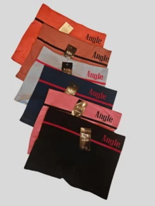 12 BOXER LICRA CONTROL DE ABDOMEN COLORES SURTIDOS COMODOS DE USO DIARIO UNITALLA - Multicolor - Ver 1