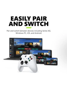 Microsoft Xbox Core Wireless Game Controller, Cross-Platform Compatible (Suitable For Xbox Series X|S/One/PC/Android/IOS) | Vibration Feedback | Bluetooth Connection - White - View 8