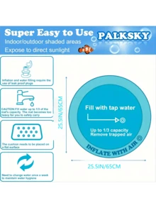 2026 New Thickened Pet Water Sensing Play Mat, Cat Sensory Water Mat, Cat Cooling Pad, Universal Cat/Dog Water Sensing Mat, Inflatable Cooling Lounging Water Mat - Multicolor - View 3