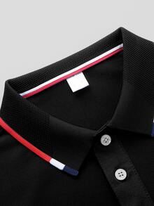 Customized Personalized Men's Casual Polo Shirts Top, Upload You Pictures Or Logo Can Automatically Remove Background, Personalized Text, (Selfie/Family Photo/Couple Photo/Landscape) Birthday Gifts, Business, Workwear Capsule Wardrobe, Men Basic/Street Style, Ideal Gifts For Him, Boyfriend, Family, Friends, For Birthdays, For Vacation/Holiday, For School/Competition, For Sports/Climbing