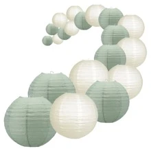 20 PEÇAS Lanternas de Papel, Lanternas Decorativas Redondas, Lanternas Verde Sálvia e Marfim para Casamentos, Festas de Aniversário, Decoração Doméstica, Lanternas Marrom e Marfim Partiazoo, 20 PEÇAS Lanternas de Papel Decorativas Redondas Marrom e Marfim para Casamentos, Festas de Aniversário, Decoração Doméstica, Cerimônias de Formatura, Páscoa, Dia da Mentira