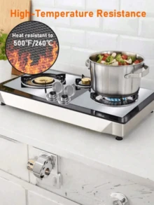 8/4/1pc燃气灶防污防油垫可水洗清洁垫炉头保护垫防尘耐热垫材质燃气灶保护垫适用于家用燃气灶家用电器厨房必备让炉灶更清洁 - 彩色 - 查看 6