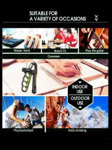 5-100kg Adjustable Grip Strengthener, Gym Wrist Exerciser, Hand Grip Strengthener, Muscle Recovery, Fitness Hand Strength Training Gym Accessories, Deporte, Gimnasio, Ejercicio En Casa