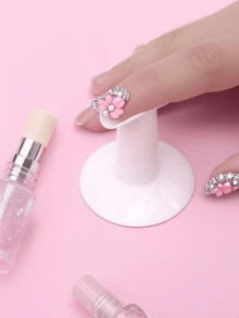 1pc Finger Holder, Hand Lifting Device, Nail And Finger Support Stand, Prevent Finger Trembling, Manicure DIY, Manicure Art Practice Finger Holder, Manicure Tools, Manicure DIY, Manicure Training Tools, Manicure Supplies, Manicure Tools, Manicure Art Tools, Back To School Season, Manicure, Manicure Tools, Nail Sticker Tools - Multicolor - View 3