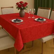 Jacquard Tablecloth Christmas Decoration - Red - View 2