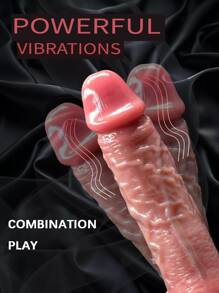 1PC Ultra-Realistic 8.6-Inch Liquid Silicone Thrust Sex Toy Vibrator - Huge, Heating, Rotating, Wireless Remote Control, USB Magnetic Charging, Suitable For Women And Same-Sex Use, Lifelike Design, Smooth Texture, Ergonomic Shape, Discreet Packaging