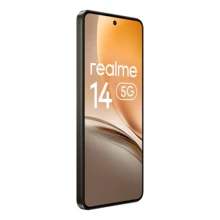 Realme 14 5G 8GB+256GB / 12GB+256GB 5G LTE，全球版，解锁智能手机，Android 15 操作系统，6.67 英寸 OLED 120Hz 显示屏，6000mAh 电池，50MP 摄像头，厚度 7.97mm，不含充电器 - Storm Titanium - 查看 6