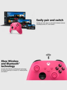 Bộ điều khiển trò chơi không dây Xbox, Phiên bản Voltic | Khả năng tương thích đa nền tảng (Tương thích với XSX|S/One/PC/Android/IOS), Điều khiển chính xác - Hồng - Xem 6