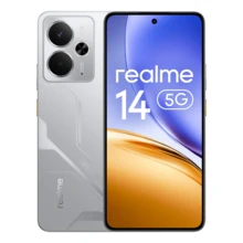 Realme 14 5G 8GB+256GB / 12GB+256GB 5G LTE 全球版 解鎖智慧型手機 Android 15 OS 6.67 吋 OLED 120Hz 螢幕 6000mAh 電池 50MP 相機 7.97mm 厚度 不含充電器 - 機甲銀 - 查看 3